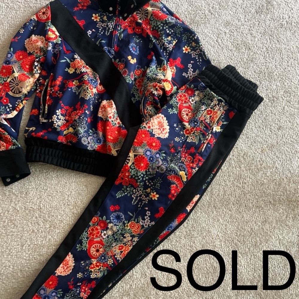 Palm Angels Multicolor Floral Jacket